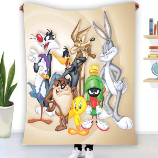 Discover Looney Tunes Squads Fleece Blanket