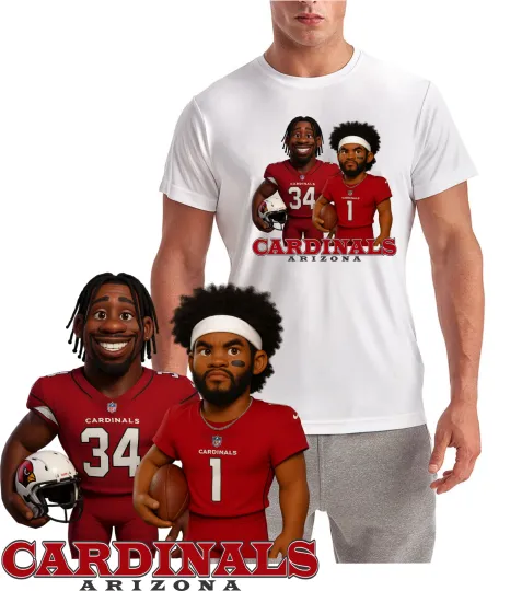 Discover Cardinals Football Graphic T-Shirt