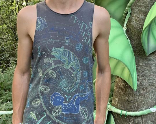 The Blue Print 1 Land  Men Tank Top