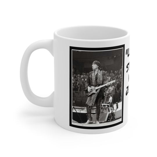 Little STEVE VAN ZANDT in Concert, with Bruce Springsteen, Rock & Roll Legend being himself (Tampa, Fl. 2/2/23) coffee mug 11oz