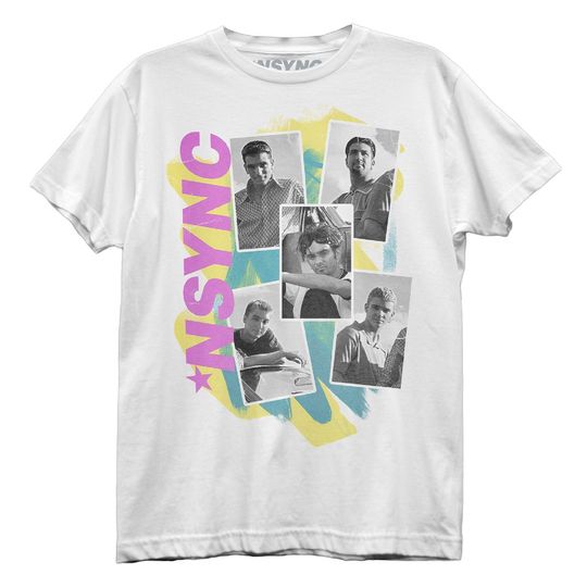NSYNC - Photo Blocks Best Boyfriend T-Shirt