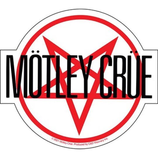 Motley Crue Star Logo Vinyl Sticker | Officially Licensed | High Quality Band Merchandise