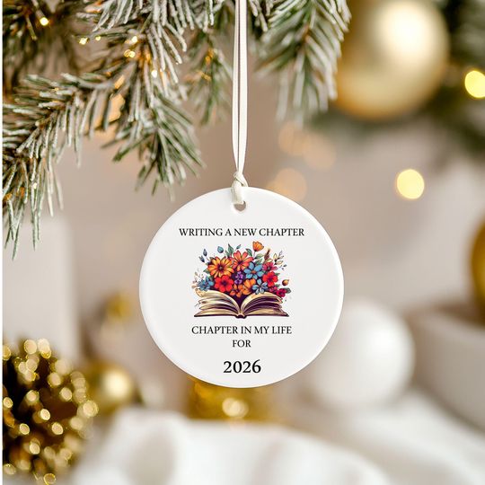 New Chapter Book Ornament: Positive Affirmations, Gift Box