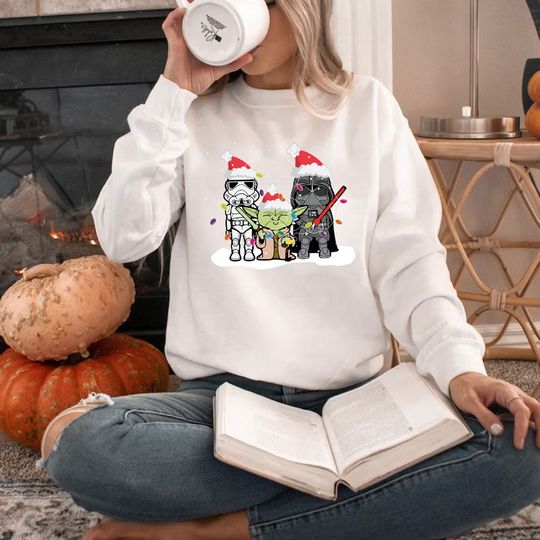 Star Wars Funny Christmas Sweatshirt, Disney Christmas Sweatshirt