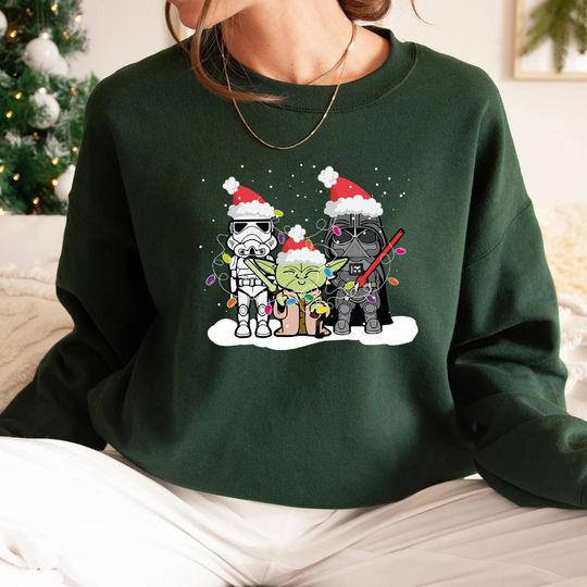 Star Wars Funny Christmas Sweatshirt, Disney Christmas Sweatshirt