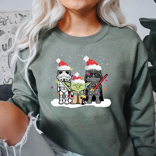 Star Wars Funny Christmas Sweatshirt, Disney Christmas Sweatshirt