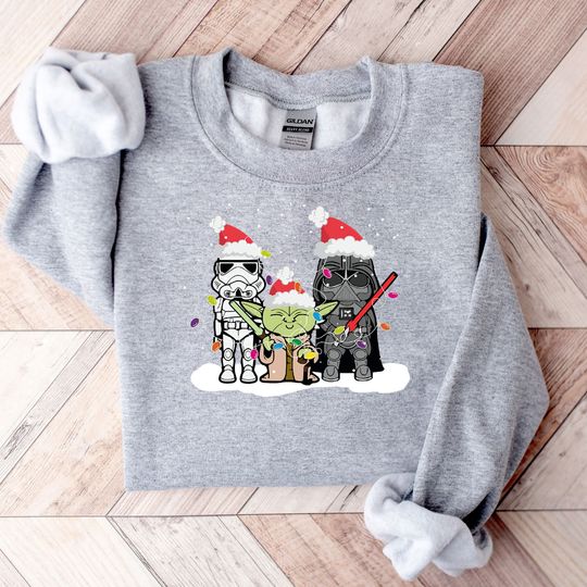 Star Wars Funny Christmas Sweatshirt, Disney Christmas Sweatshirt