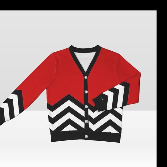 Twin Peaks 90s Cardigan Sweater Unisex Winter Outerwear