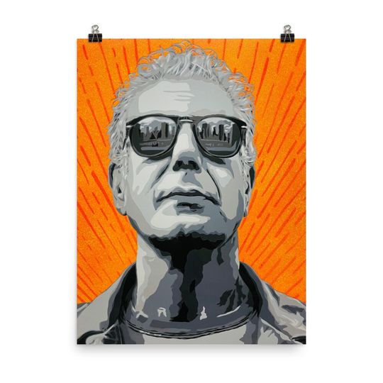 Anthony Bourdain Poster Print