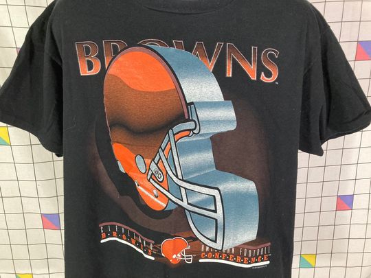 vintage 90s Cleveland Browns single stitched shirt