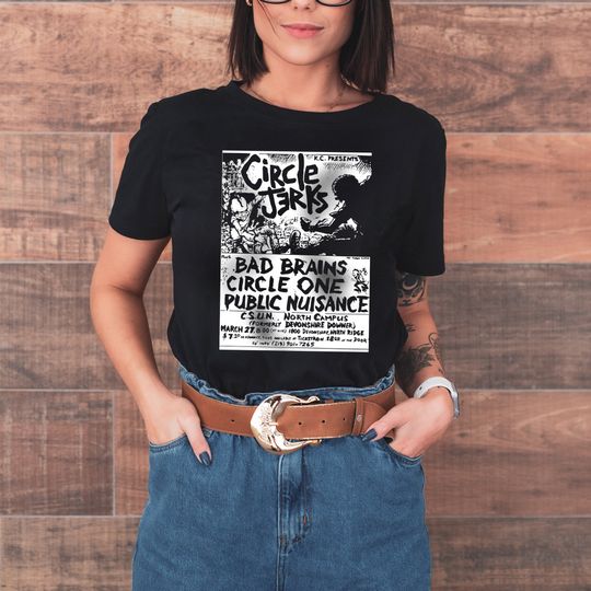 Circle Jerks Old Punk Flyer Shirt