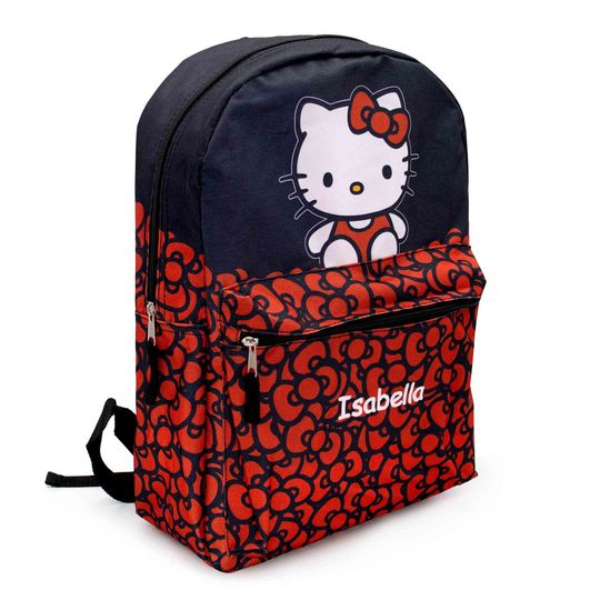Personalized Hello Kitty Red Bow Backpack