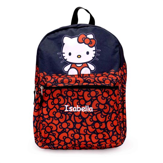 Personalized Hello Kitty Red Bow Backpack