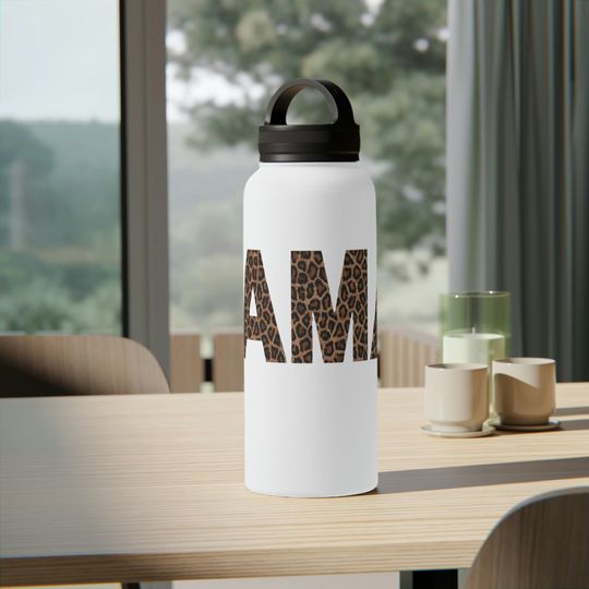Mama Stainless Steel Water Bottle, Handle Lid- 3 Sizes