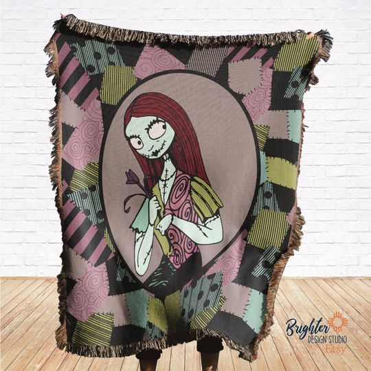 Sally Nightmare Before Christmas Woven Blanket