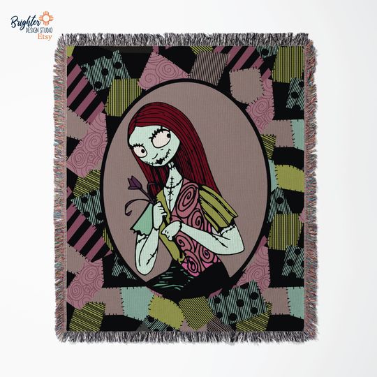 Sally Nightmare Before Christmas Woven Blanket