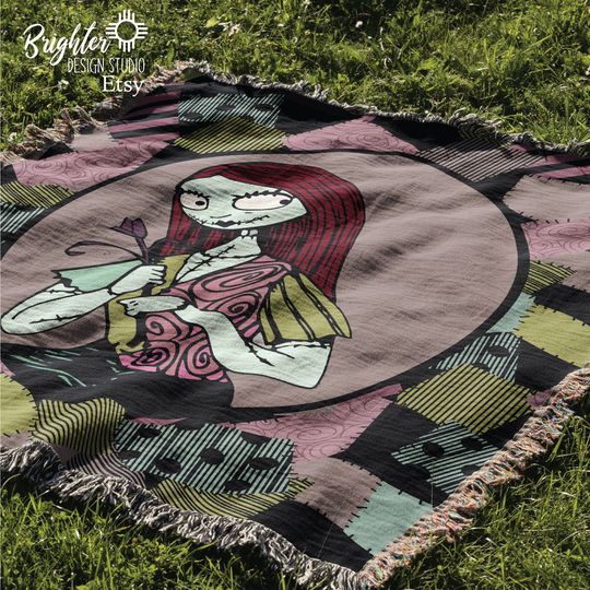 Sally Nightmare Before Christmas Woven Blanket