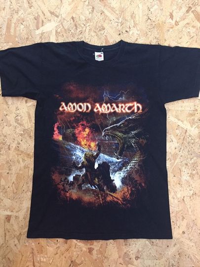 Vintage Amon Amarth twilight of the gods Swedish heavy metal band t shirt