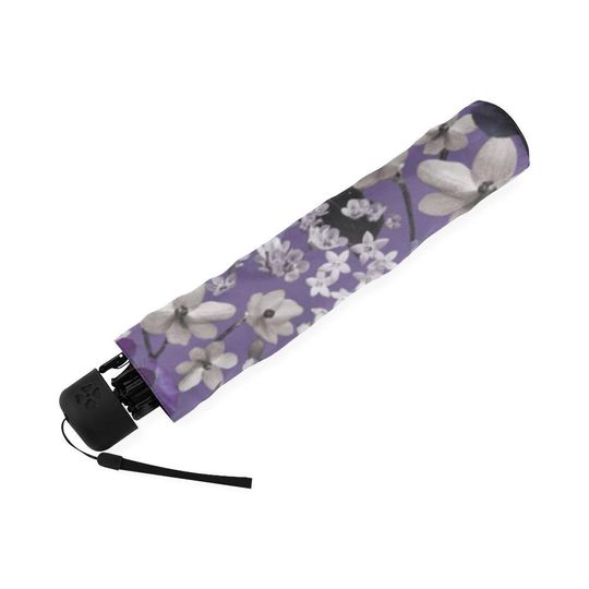 Lalia Lilac Floral Flower Umbrella