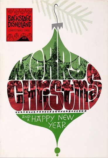 Backstage Disneyland Magazine Cover Poster