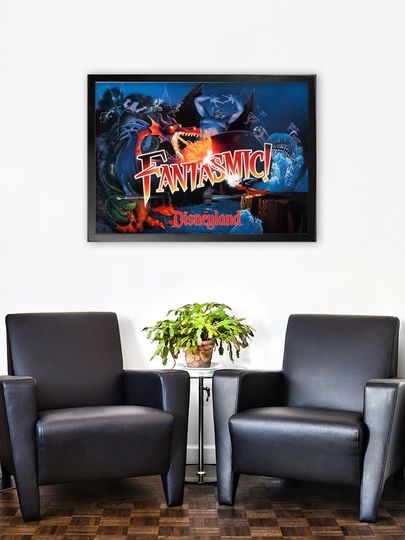 Fantasmic Poster Disneyland Attraction Poster