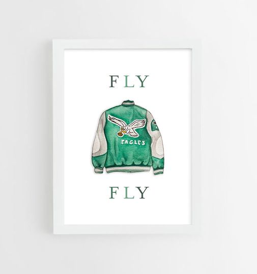 Philadelphia Eagles Fly Eagles Fly Print