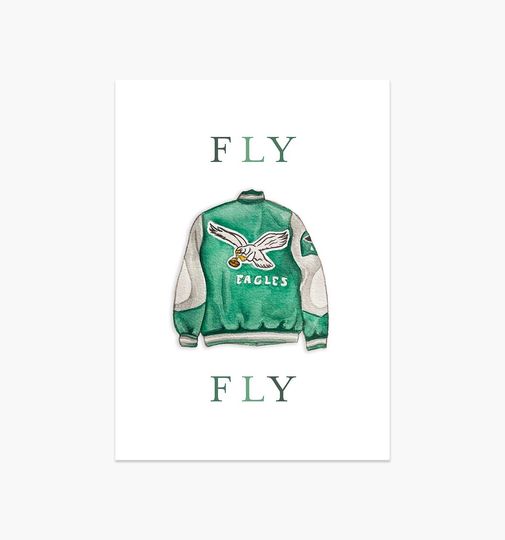 Philadelphia Eagles Fly Eagles Fly Print
