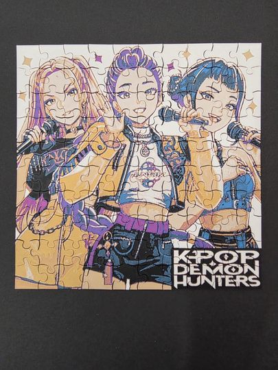 KPop Demon Hunters 3D Printed Puzzle