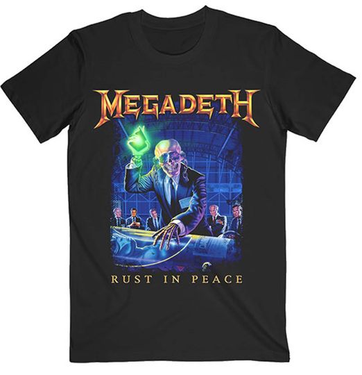 Megadeth Rust In Peace Tracklist T-Shirt
