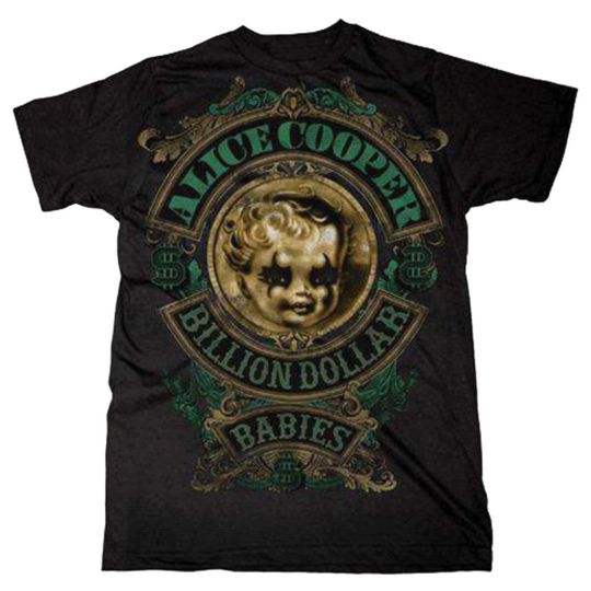 Alice Cooper Billion Dollar Babies Rock Official Tee T-Shirt Mens Unisex