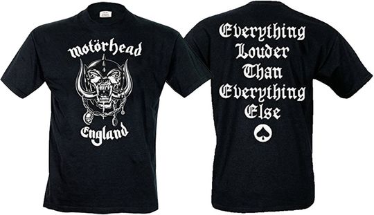 Motorhead England Lemmy Kilmister Rock Metal  Tee T-Shirt