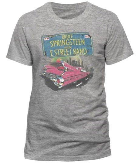 Bruce Springsteen Pink Cadillac E Street Band Tee T-Shirt