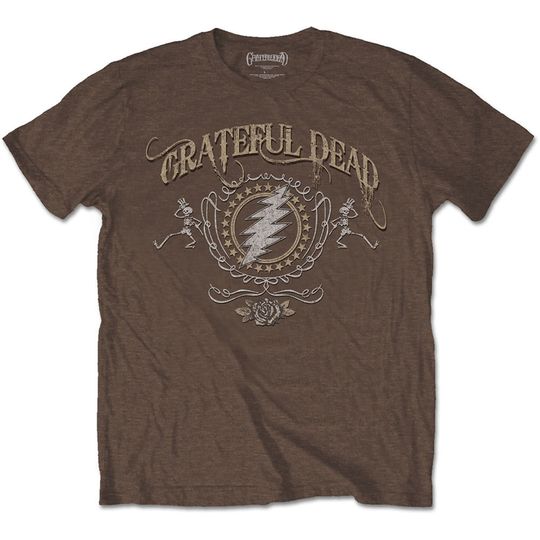 Brown The Grateful Dead Bolt Tee T-Shirt