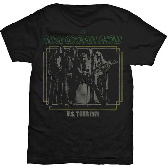 Alice Cooper Show Live 1971 Tour Rock Tee T-Shirt
