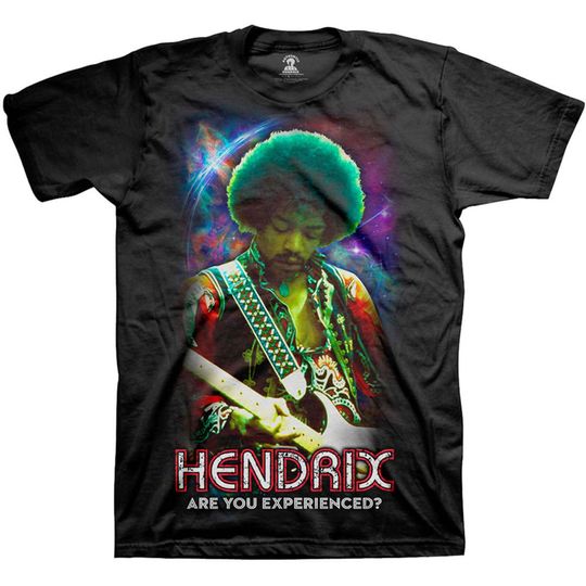 Jimi Hendrix Are You Experienced Guitar Pose 1 T-Shirt