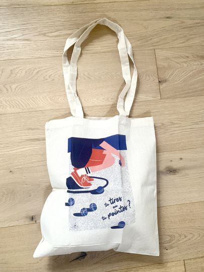 TOTE BAG "Do you shoot or do you point?" (petanque)