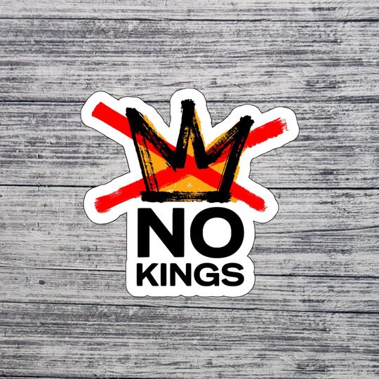 No Kings Sticker