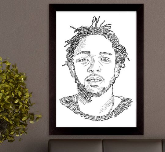 Kendrick Lamar Lyric Poster Vertical Premium Matte Home & Living
