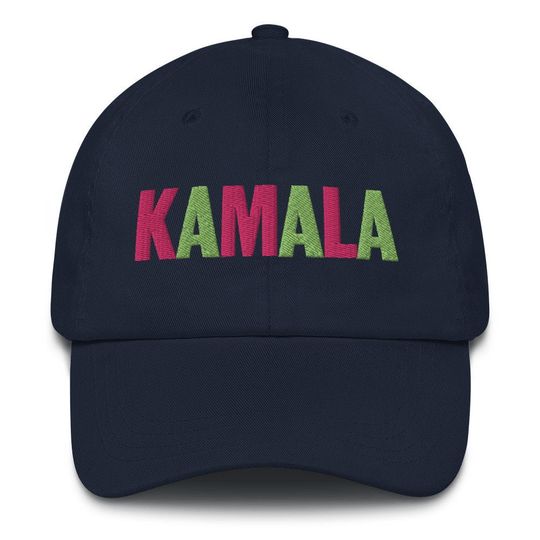 Kamala Embroidered Dad Hat Cap | Biden Harris  Vice President Sorority Alpha Kappa