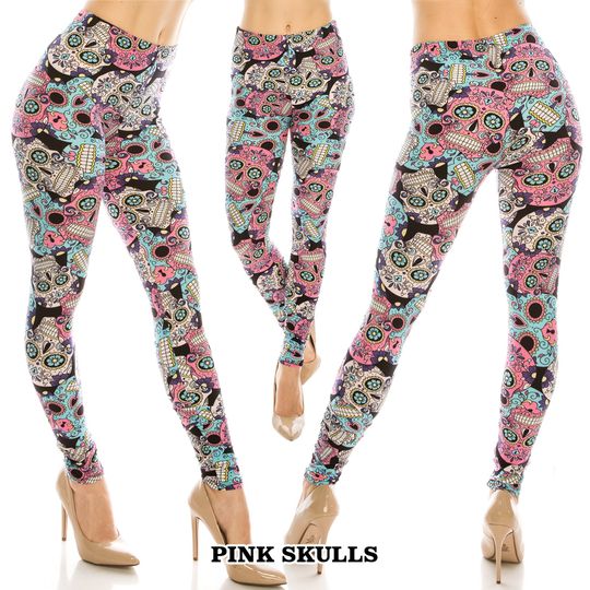 Halloween / Cinco De Mayo Skull Leggings for Women