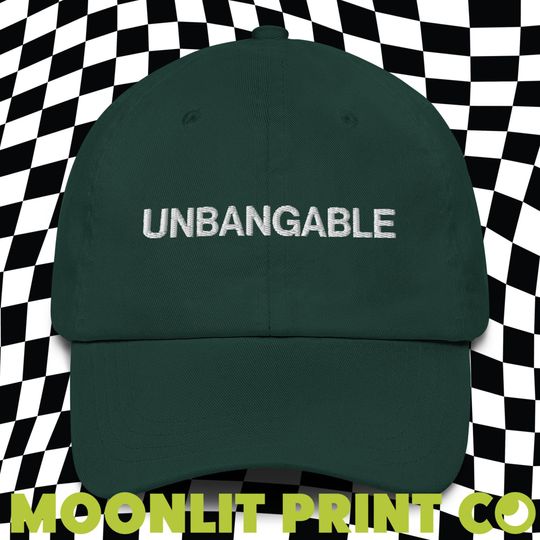 Unbangable Solid Color Dad Hat, Embroidered Dad Hat, Kamala 2024, Kamalanomenon