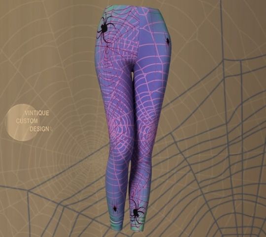 Spiderweb LEGGINGS HALLOWEEN Leggings WOMENS