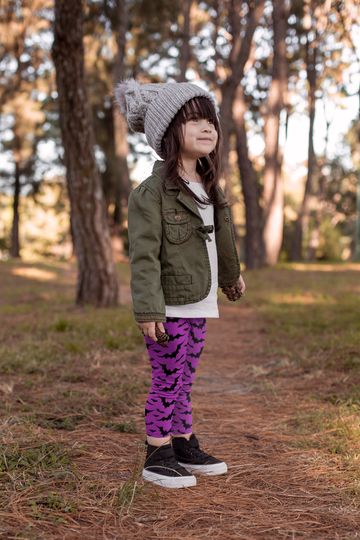 FALL LEGGINGS for Kids HALLOWEEN Leggings Witch Leggings