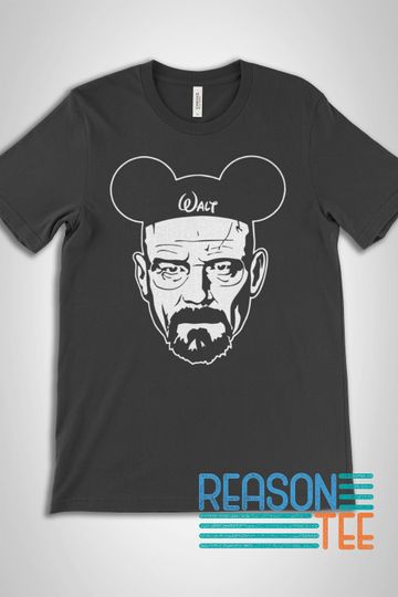 Walter White Heisenberg Walt Shirt, Walt Breaking Disney, Walt White Shirt, Disney Shirt