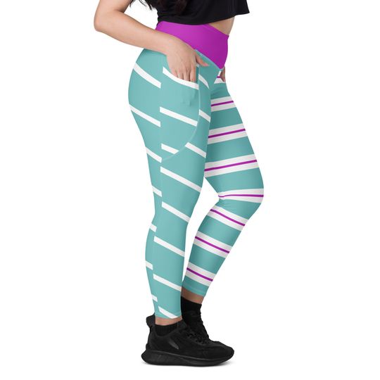 Vanellope Running Costume Recycled Leggings with Pockets