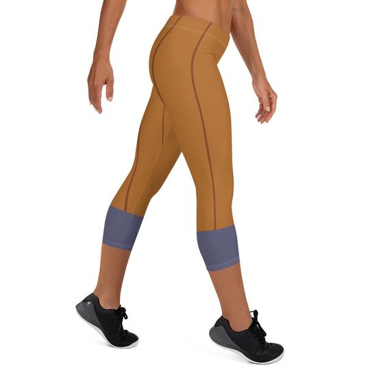 Hercules Running Costume Capri Leggings