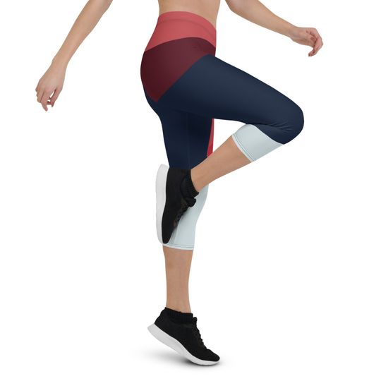 The Fighting Warrior Princess Running Costume Capri Leggings