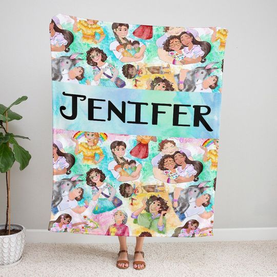 Personalized Disney Encanto Fleece Blanket