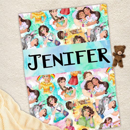 Personalized Disney Encanto Fleece Blanket