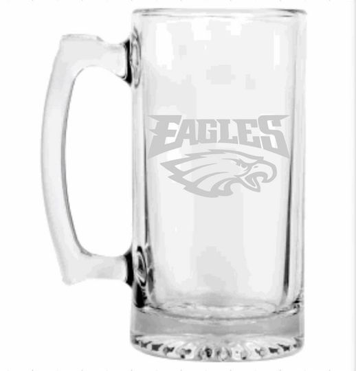 Philadelphia Eagles Engraved Beer Mug